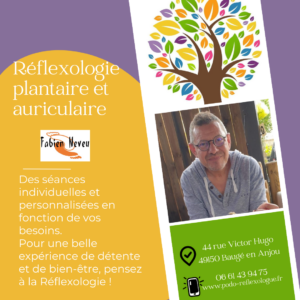 Fabien NEVEU – Réflexologie plantaire et auriculaire à Baugé en Anjou